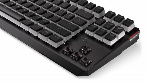 Endorfy Thock TKL Pudding Brown Switch Mechanical Keyboard Black US