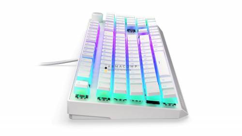 Endorfy Thock Wireless Red Switch Mechanical Keyboard Onyx White Pudding US