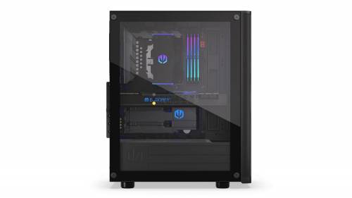 Endorfy Ventum 200 Air Tempered Glass Black