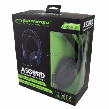 Esperanza EGH410 Asgard Gaming Headset Black/Green