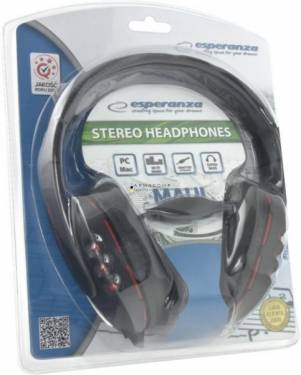 Esperanza Maui Stereo Audio Headphones Black