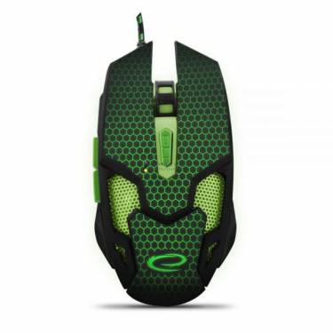 Esperanza MX207 Cobra gaming mouse Black/Green