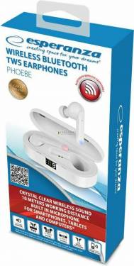 Esperanza Phoebe Wireless Headset White