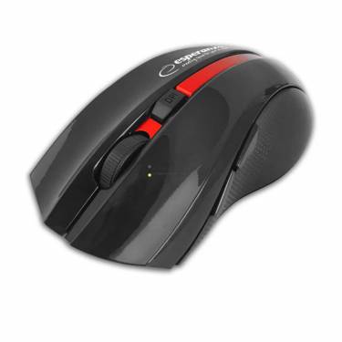 Esperanza Virgo Wireless 6D Optical Mouse Black/Red