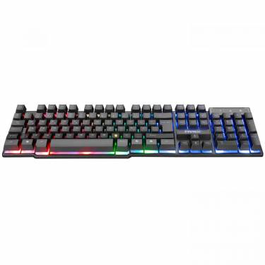 Everest KB-188 Borealis Rainbow RGB Keyboard Black HU