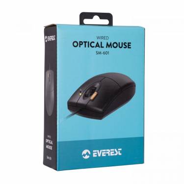 Everest SM-601 Optical Mouse Black