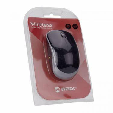 Everest SM-833 Wireless Optical Mouse Black