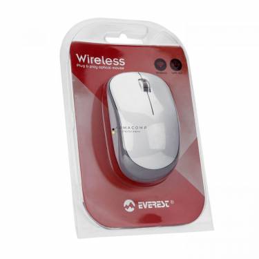 Everest SM-833 Wireless Optical Mouse White