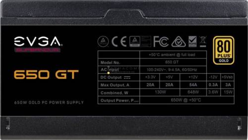 EVGA 650W 80+ Gold SuperNova GT