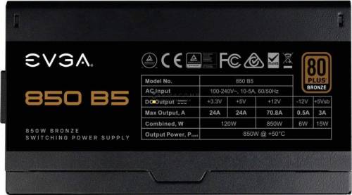 EVGA 850W 80+ Bronze B5