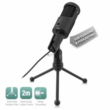 Ewent EW3552 Multimedia Microphone with noise cancelling Black