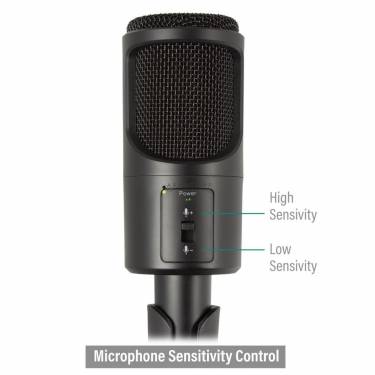 Ewent EW3552 Multimedia Microphone with noise cancelling Black