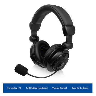 Ewent EW3564 Over-ear Stereo Headset Black