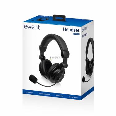 Ewent EW3564 Over-ear Stereo Headset Black