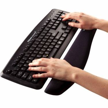 Fellowes PlushTouch Keyboard Wrist Black