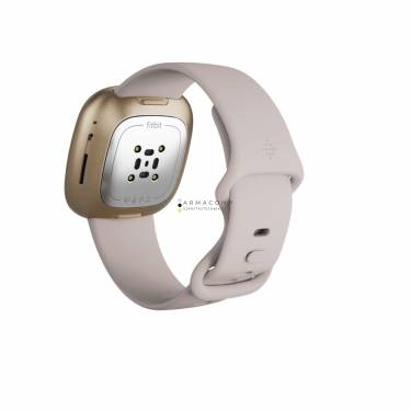 Fitbit Sense Lunar White/Soft Gold Stainless Steel