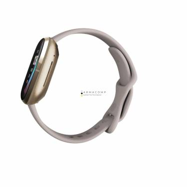 Fitbit Sense Lunar White/Soft Gold Stainless Steel