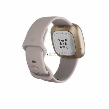 Fitbit Sense Lunar White/Soft Gold Stainless Steel