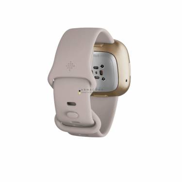 Fitbit Sense Lunar White/Soft Gold Stainless Steel