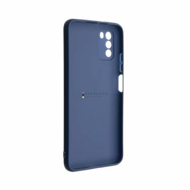 FIXED Gumírozott  telefontok Story Xiaomi Poco M3 Kék