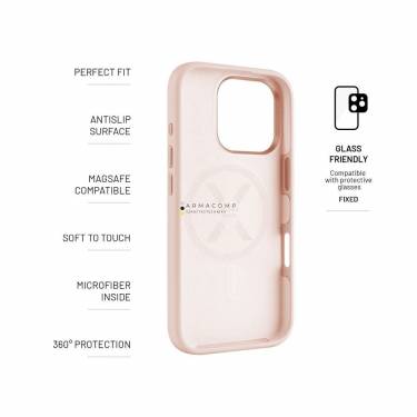 FIXED MagFlow tok Apple iPhone 16 Pro-hoz, pink