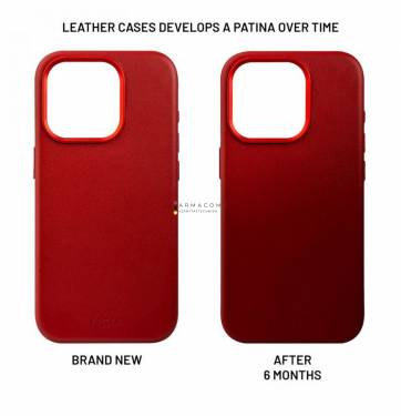 FIXED MagLeather for Apple iPhone 12/12 Pro, red