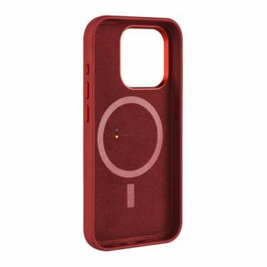 FIXED MagLeather for Apple iPhone 15, red