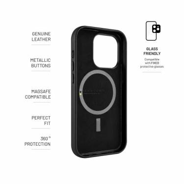 FIXED MagLeather for Apple iPhone 13 Pro, black