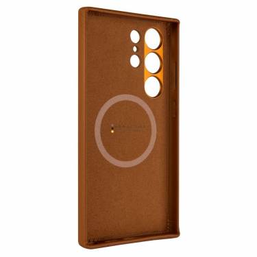 FIXED MagLeather for Samsung Galaxy S24 Ultra Brown