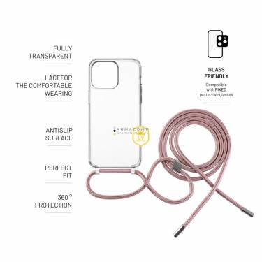 FIXED Pure Neck for Apple iPhone 15 Pro, pink