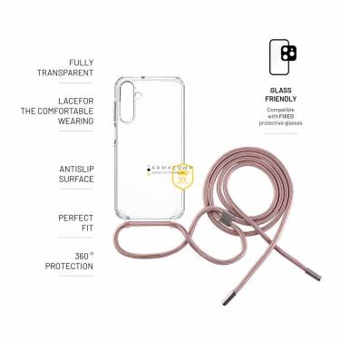 FIXED Pure Neck for Samsung Galaxy A25 5G Pink