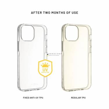 FIXED Slim AntiUV for Apple iPhone 15 Plus, clear