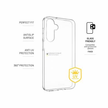 FIXED Slim AntiUV TPU tok Samsung Galaxy A16 4G/5G telefonhoz, átlátszó