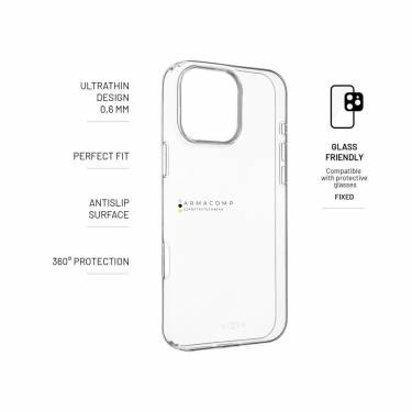 FIXED Story Slim TPU Back Cover for Apple iPhone 16 Pro Max Clear