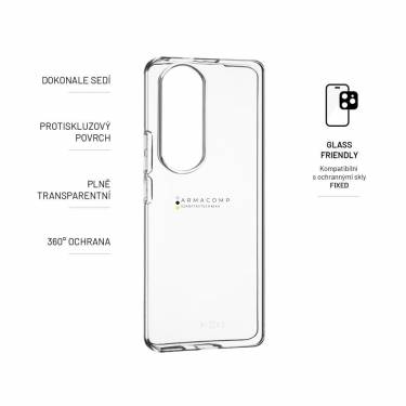 FIXED TPU Gel Case for Honor 90 Pro, clear