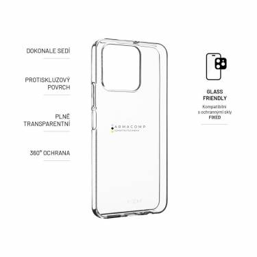 FIXED TPU Gel Case for Honor X6a, clear