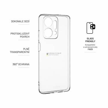 FIXED TPU Gel Case for Honor X7a, clear