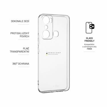 FIXED TPU Gel Case for Infinix Hot 20i, clear