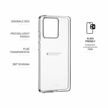 FIXED TPU Gel Case for Motorola Edge 40 5G, clear