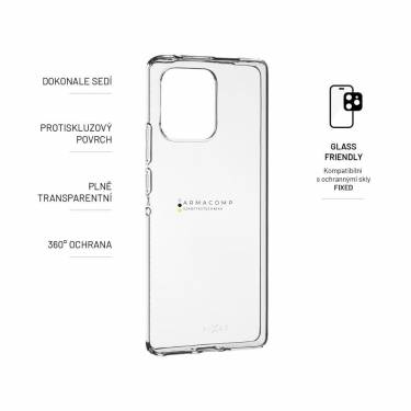 FIXED TPU Gel Case for Motorola Edge 40 Pro 5G, clear