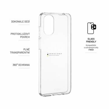 FIXED TPU Gel Case for Motorola Moto E32s, clear