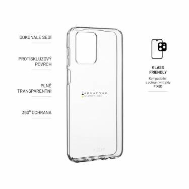 FIXED TPU Gel Case for Motorola Moto G53 5G, clear