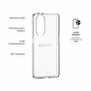 FIXED TPU Gel Case for OPPO F23 5G, clear