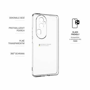 FIXED TPU Gel Case for OPPO Reno10 5G, clear