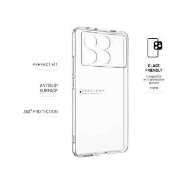 FIXED TPU Gel Case for POCO X6 Pro 5G Clear