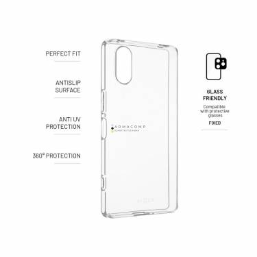 FIXED TPU Gel Case for Sony Xperia 5 V, clear