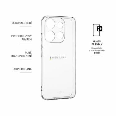 FIXED TPU Gel Case for Tecno Spark Go 2023, clear