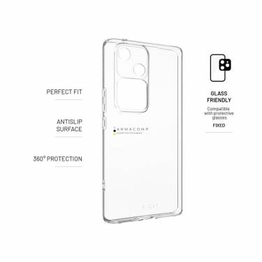 FIXED TPU Gel Case for Vivo V30 5G Clear