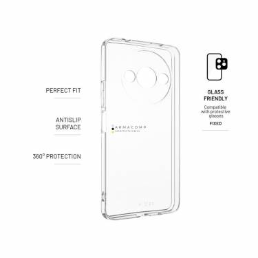 FIXED TPU Gel Case for Xiaomi Redmi A3 Clear