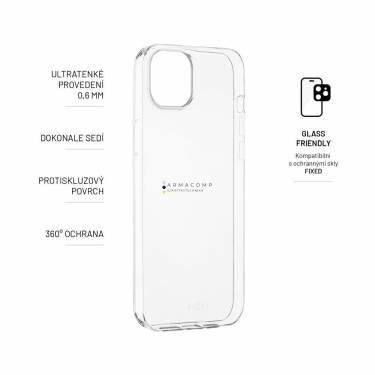 FIXED TPU Skin for Apple iPhone 15 Plus, clear